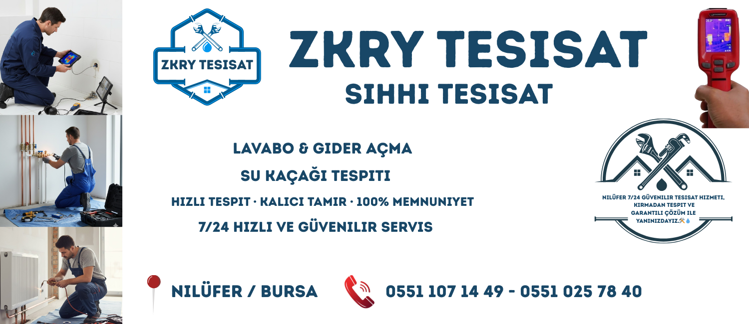 nilüfer su tesisatçısı